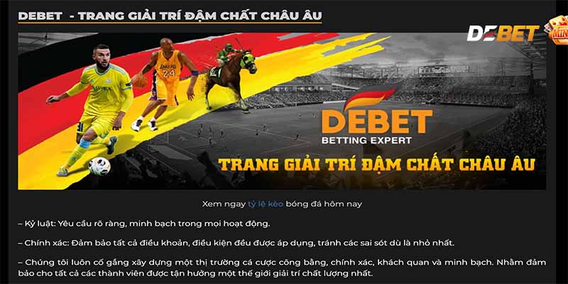 Thông tin Về chúng tôi - Nhà cái Debet: Nhà cái hàng đầu. 2 Về Chúng Tôi Ảnh hưởng của DEBET đối với thị trường trò chơi trực tuyến.